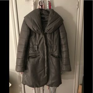 Rudsak original leather and down winter coat.